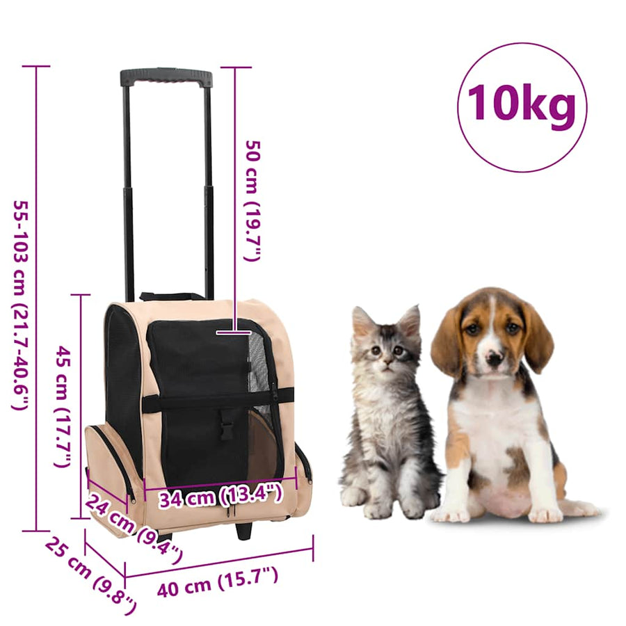 Multipurpose Pet Trolley Sand Foldable