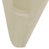 50 pcs Creme Stretch Chair Cover - 45-Degree Angle