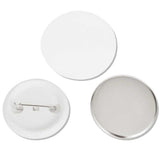 Badge Maker Machine 58 mm with Circle Cutter and Button Parts 500 Sets - Rear View