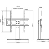 Pedestal TV Stand for 26-42 Inch Screen Max VESA 400x400 mm 30kg