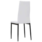 Dining Chairs 2 pcs White Faux Leather