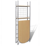 Foldable Breakfast Bar Set With 2 Chairs - Front View
