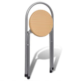 Foldable Breakfast Bar Set With 2 Chairs - Close-Up Angle