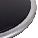 Folding Stools 4 pcs Faux Leather - Rear View