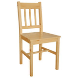 Dining Chairs 2 pcs Pinewood - Side View