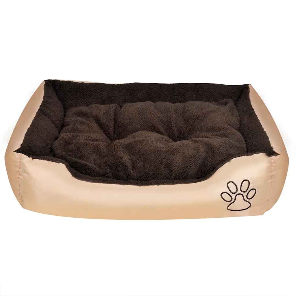 Warm Dog Bed with Padded Cushion S