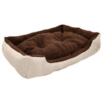 Warm Dog Bed with Padded Cushion L