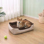 Warm Dog Bed with Padded Cushion L