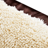 Warm Dog Bed with Padded Cushion S - Top-Down View