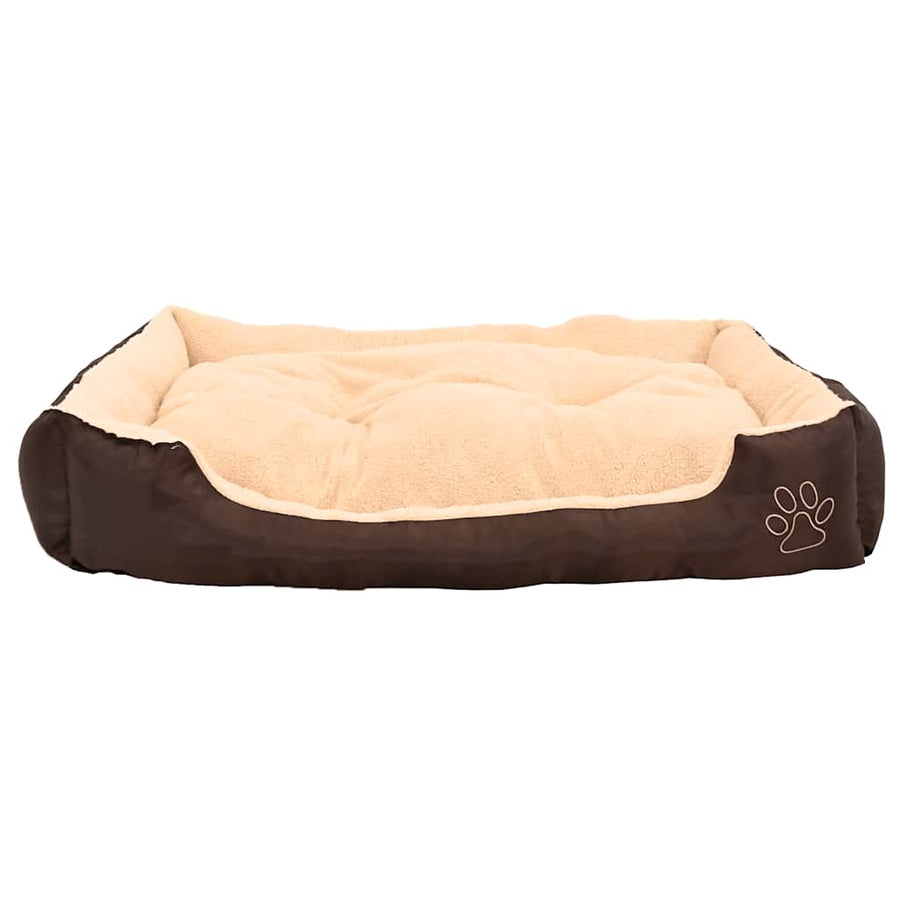 Warm Dog Bed with Padded Cushion M