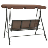 Coffee Garden Swing Bench - Top-Down View