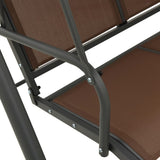 Coffee Garden Swing Bench - 45-Degree Angle