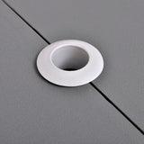 Foldable Camping Table Set with 4 Stools Aluminium Extra Light Grey - 45-Degree Angle