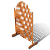 Trellis Fence Solid Wood 180x100 cm - Front View