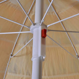Tilt Beach Parasol Hawaii Style - Rear View