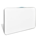 Foldable Camping Table with Metal Frame 80 x 60 cm - Front View