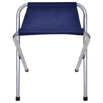 Foldable Camping Table Set with 4 Stools 120x60 cm
