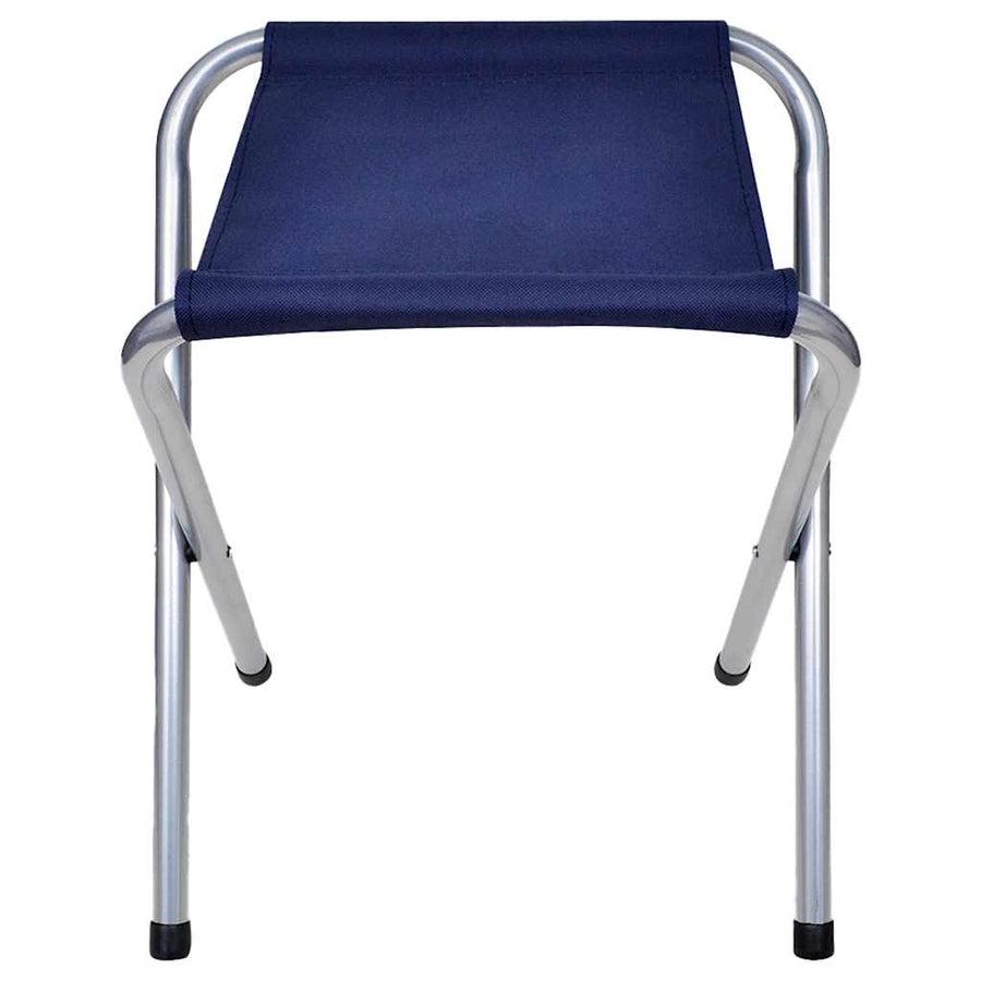 Foldable Camping Table Set with 6 Stools Height Adjustable 180 x 60 cm