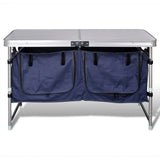 Foldable Camping Cupboard with Aluminium Frame - Front View