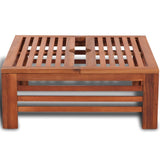 Wooden Parasol Stand Cover - Side View