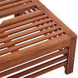 Wooden Parasol Stand Cover - Top-Down View