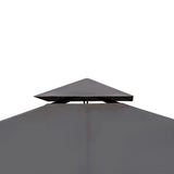 Poly Rattan Gazebo with Dark Grey Roof 3 x 4 m