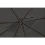 Poly Rattan Gazebo with Dark Grey Roof 3 x 4 m