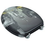 Toilet Seats with Hard Close Lids MDF New York - Top-Down View