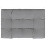 Pallet Cushion 120x80x12 cm Grey Fabric