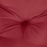 Pallet Cushion Wine Red 120x80x12 cm Fabric