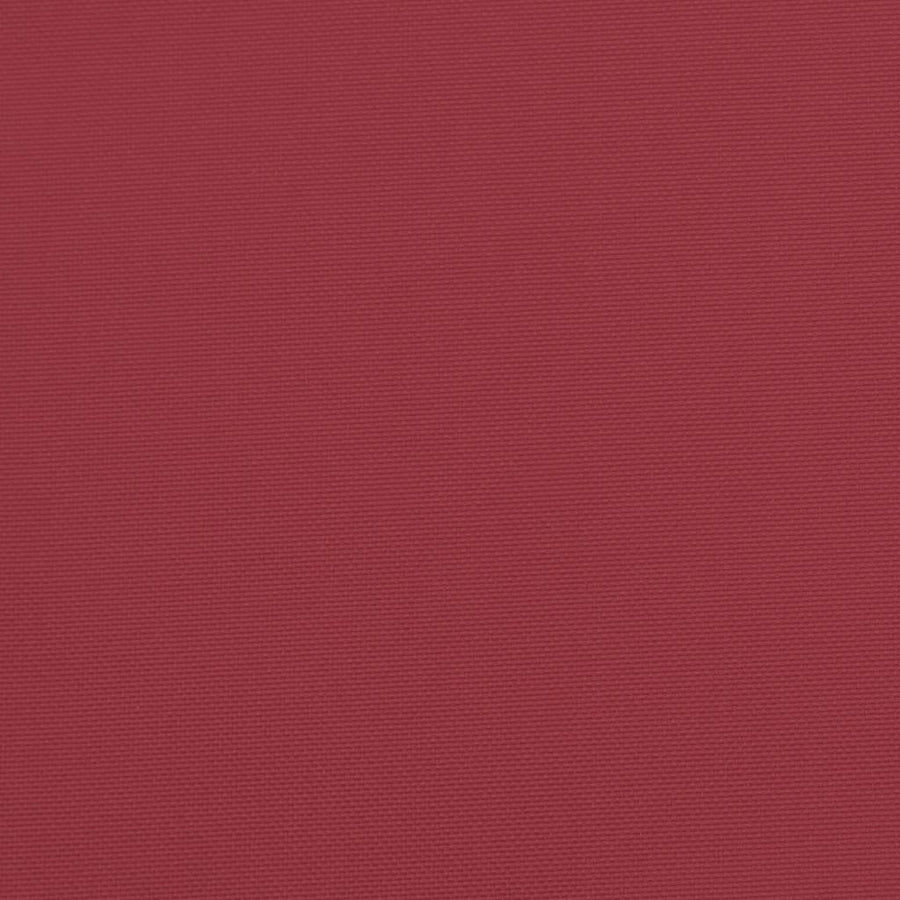 Pallet Cushion Wine Red 120x80x12 cm Fabric