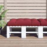 Pallet Cushion Wine Red 120x80x12 cm Fabric