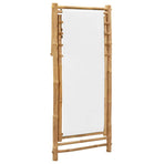 Outdoor Deck Chair Bamboo and Canvas