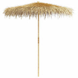 Bamboo Garden Parasol 270 cm with Banana Leaf Roof