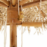 Bamboo Garden Parasol 270 cm with Banana Leaf Roof