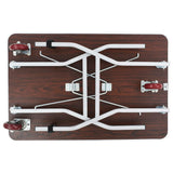 Portable Dog Grooming Table with Castors - Rear View