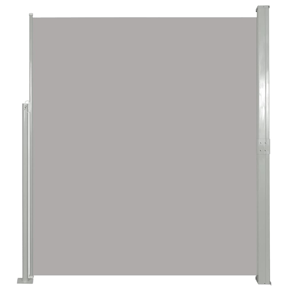 Patio Retractable Side Awning 160 x 300 cm Grey