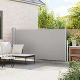 Patio Retractable Side Awning 160 x 300 cm Grey