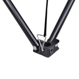 Foldable Camping Table Grey - Top-Down View