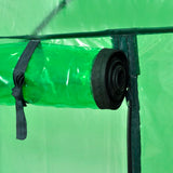 Walk-in Greenhouse with 4 Shelves - 45-Degree Angle