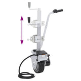 Aluminium Motorised Jockey Wheel Trailer Mover 12 V 350 W - 45-Degree Angle