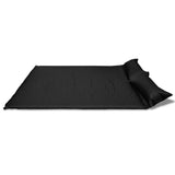 Black Self-inflating Sleeping Mat 190x130x5 cm (Double) - Side View