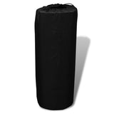 Black Self-inflating Sleeping Mat 190x130x5 cm (Double) - Top-Down View