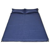 Blue Self-inflating Sleeping Mat 190x130x5 cm (Double) - Front View