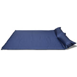 Blue Self-inflating Sleeping Mat 190x130x5 cm (Double) - Side View