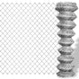 Chain Link Fence Galvanised Steel 25x0.8 m Silver
