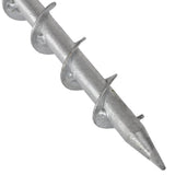 Parasol Stand 55 cm Galvanised Steel - 45-Degree Angle