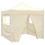 Cream Foldable Tent 3 x 3 m with 4 Walls