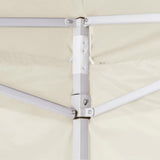 Cream Foldable Tent 3 x 3 m with 4 Walls