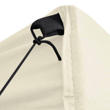 Cream Foldable Tent 3 x 3 m with 4 Walls